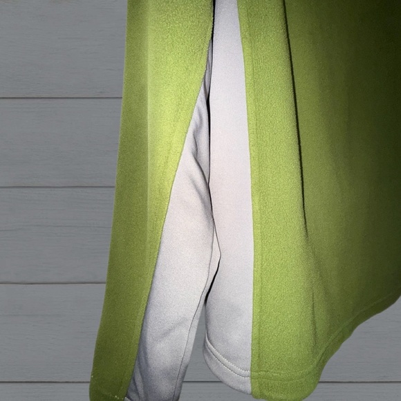 The North Face Full Zip Fleece Jacket Men’s Large Olive Green Gray TKA 100 - Picture 10 of 16